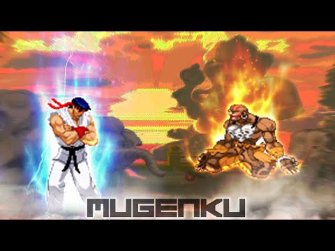 Marvel vs Capcom vs SNK MUGEN. Master Ryu vs Dhalsim