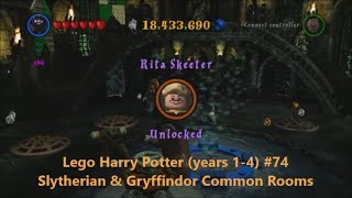 Lego Harry Potter (years 1-4) #74 - Slytherian & Gryffindor Common Rooms (clean up)