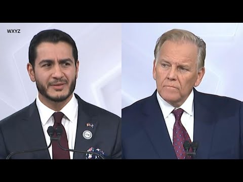 El-Sayed, Rogers spar over each other's loyalties in final Michigan Senate debate
