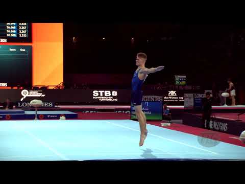 RUMBUTIS David (SWE) - 2019 Artistic Worlds, Stuttgart (GER) - Qualifications Floor Exercise