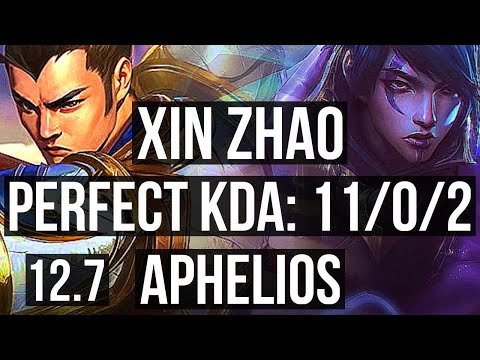 XIN & Senna vs APHELIOS & Lux (ADC) | 11/0/2, Legendary, 300+ games | BR Diamond | 12.7