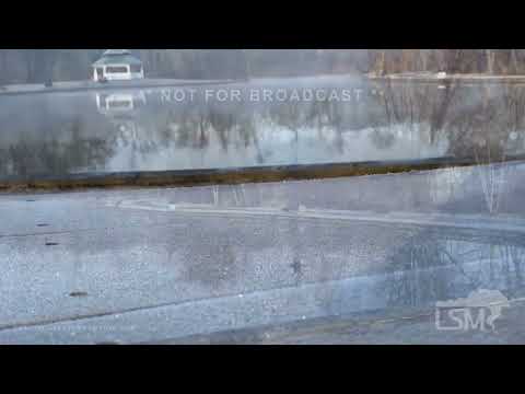 03-10-2022 Horsham PA Freezing Fog Blanket Tree Limbs and Black Ice on Roads