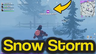 Игроки Fortnite попали под снежную бурю