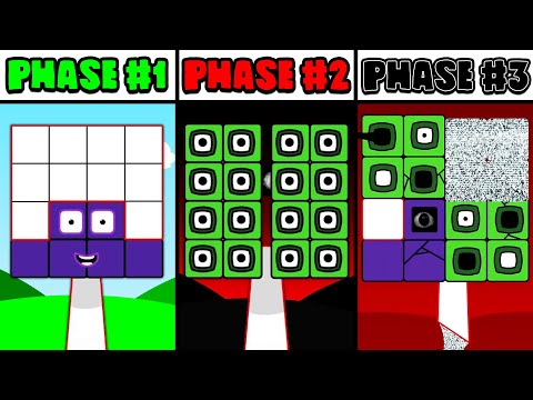 All Phases in New Incredibox Sprunki OC of Sixteen (from Numberblocks): From Phase 1 to Phase 3