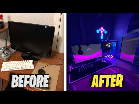 Transforming my old gaming setup into my Dream Gaming Setup!