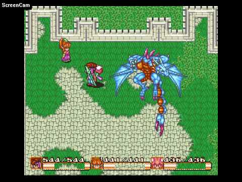 Let's play Secret Of Mana part 63 Blue Dragon