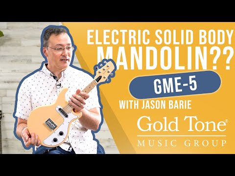 Gold Tone GME-5: 5-String Solid Body Mandolin with Gig Bag image 11
