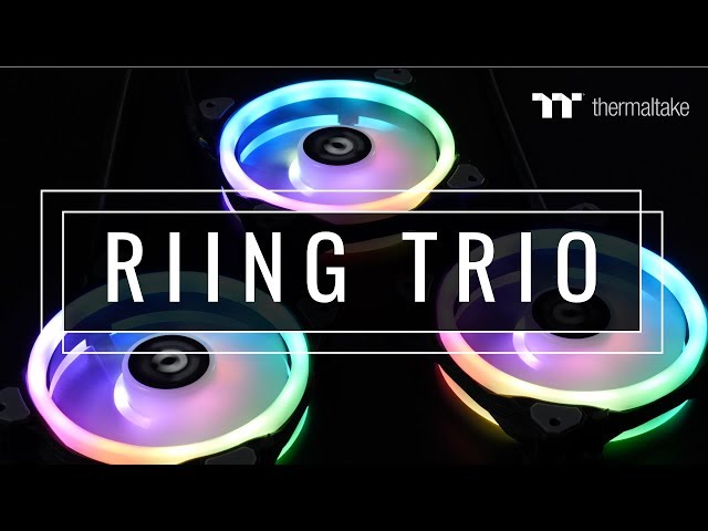 Quạt tản nhiệt Thermaltake Riing Trio 12 RGB (Gói 3 quạt)
