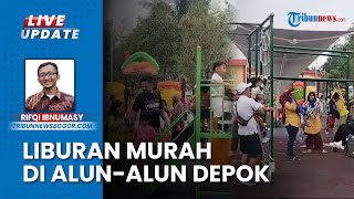 Alun-alun Depok Jadi Pilihan Warga Liburan Tahun Baru bareng Keluarga, Opsi Liburan Murah Meriah