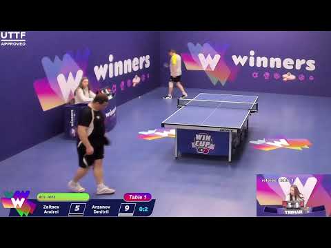 WINners CUP table 1 28.01 Zaitsev Andrei - Arzanov Dmitrii  12:00