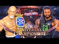 GOLDBERG VS ROMAN REIGNS WWE UNIVERSAL CHAMPIONSHIP ACTION FIGURE MATCH! WRESTLEMANIA 36!