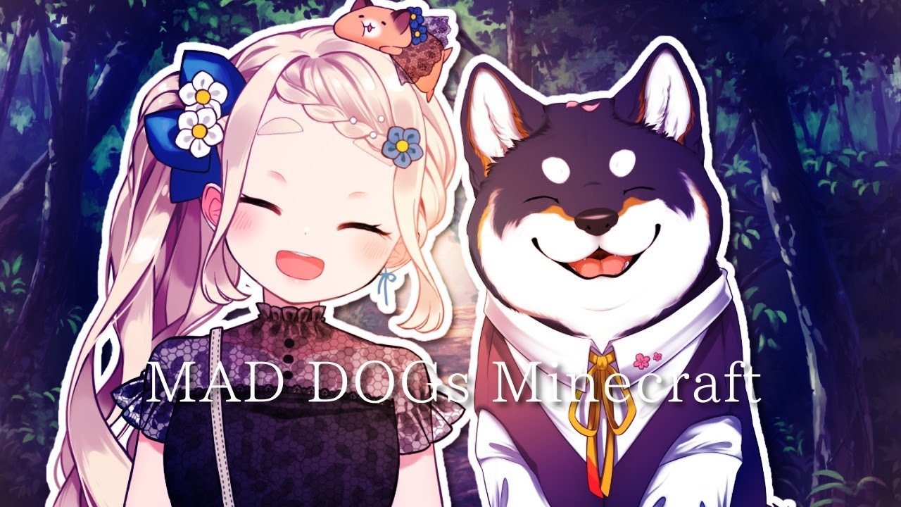 【マイクラ】にじさんじ狂犬ズが深夜に脳死でマイクラするだけ【町田ちま 視点】