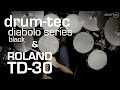 drum-tec Diabolo with Roland TD-30 V-drums Modul