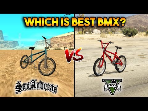 GTA 5 BMX VS GTA SAN ANDREAS BMX : WHICH IS BEST?