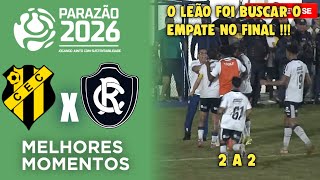 Castanhal x Remo - Melhores Momentos - Gols - Parazão 2026