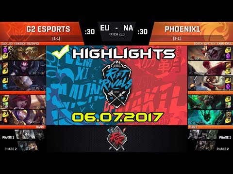 P1 Ryu (Corki) vs G2 Perkz (Orianna) Highlights | Rift Rivals EU & NA 2017 Day 2