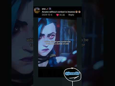 out of context... #arcane #jinx #powder #arcaneleagueoflegends #arcaneseason2 #nocontext