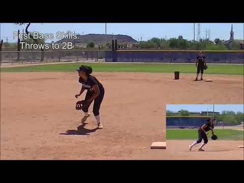 Mikaela Salkauskas Softball Skills Video - 2021 1B 3B