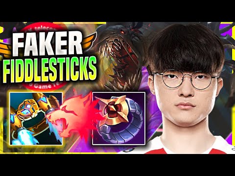 FAKER TRIES FIDDLESTICKS JUNGLE! - T1 Faker Plays Fiddlesticks Jungle vs Hecarim! | Season 11