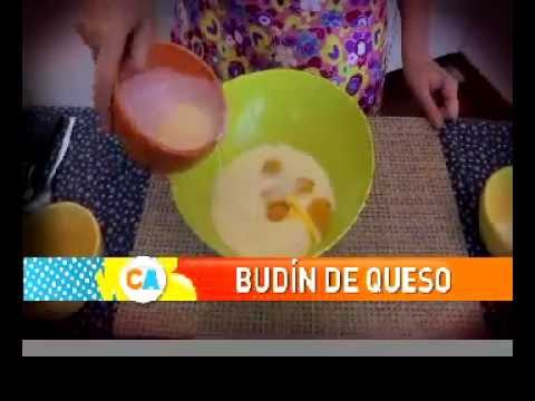 Budín de queso al microondas