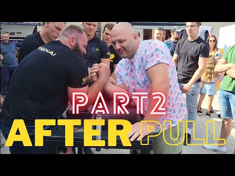 After Pulls PART2!! Mindaugas Dulskas dominates us all! "Bocmano ranka" Armwrestling Lithuania