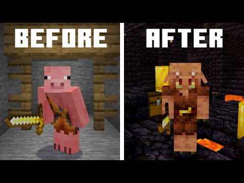 The Story of Minecraft's FIRST Piglin...