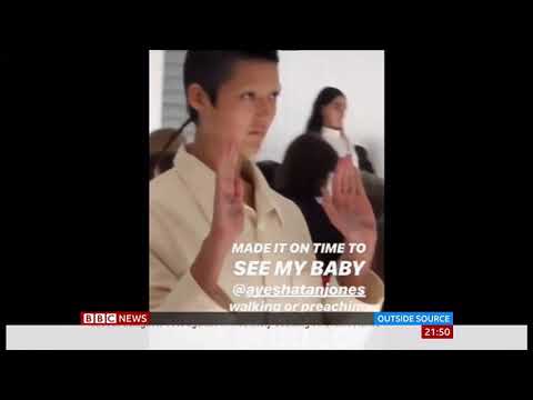 Model stages silent protest on Gucci catwalk (Italy) - BBC News - 23rd September 2019