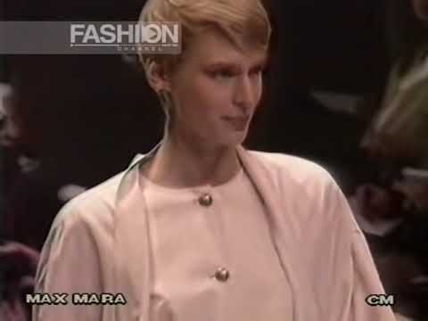 "Max Mara" Spring Summer 1990 Milan pret a porter women by Canale Moda