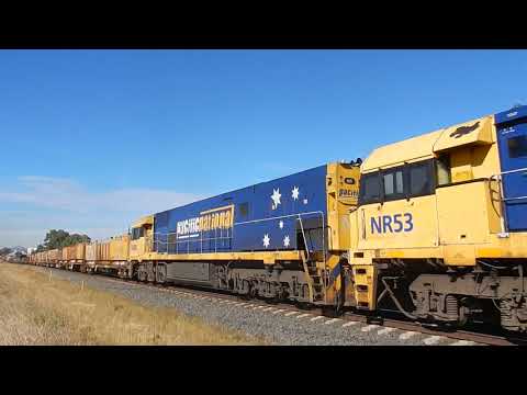 Junee Trains NR25, 9305, NR53 & NR80 with 5MW2