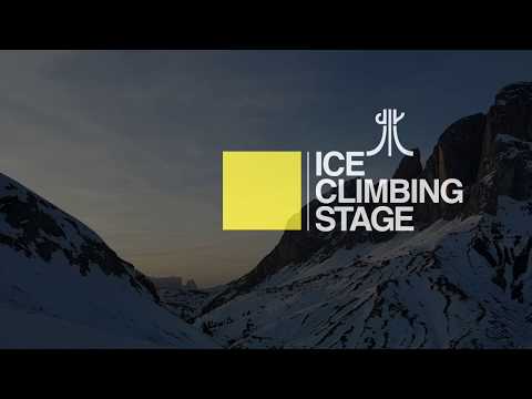 Ice Climbing Stage Dolomites ( 4k UHD)