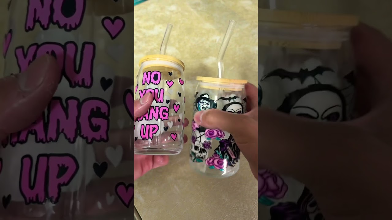 I’m so in love with UV DTF now!! #uvdtfcupwraps #ytshorts #shorts