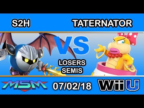MSM 153 - Slither2Hunter (MetaKnight) Vs Blast | Taternator (BowserJR) Losers Semi - Smash 4