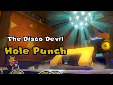 the disco devil hole puncher with lyrics paper mario the origami king cover