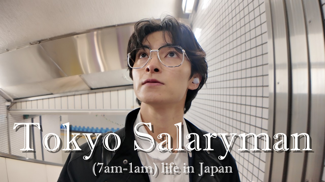 Salaryman Day in Tokyo | 7am–1am From Morning Commute to Midnight Ramen — Finding Small Joys