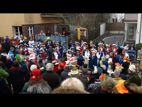 Fastnachtszugauschnitt der Fidelen Nassauer und den Heddemer Käwwern von 2015