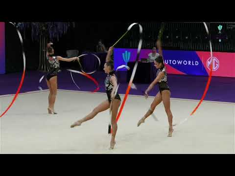 BUL  5ribbon Seniors  FIG RG WCCup Cluj Napoca 2025 BUL ATANASOVA Danaya, IVANOVA Sofia, KOLOMIETS A