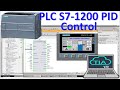 PLC S7 1200 PID Control Connect With HMI Simulation TIA Portal V20