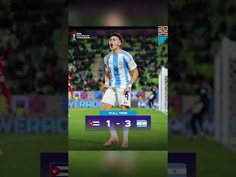 Argentina defeated Cuba at the 8th game of FIFA U20 World Cup 2025 #fifaworldcup #fifafootball #u20