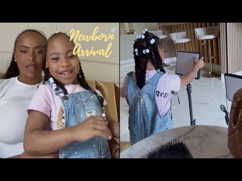 Alexis Skyy's Daughter Alaiya Sets Up Equipment For Her Own Show On Ray J's Tronix Network! ????