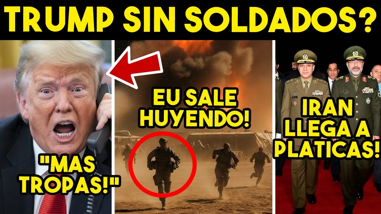 TRUMP EN PANICO! TEME 4T4QU3 IRAN, OBLIGA REGISTRO MILITAR EN EU. SOLDADOS LO EXHIBEN. HOY