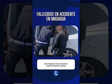 Fuerte accidente en Masagua deja víctimas mortales