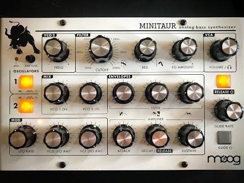 Moog Minitaur Analog Bass Synthesizer - Limited Edition WHITE - only 250 made image 6