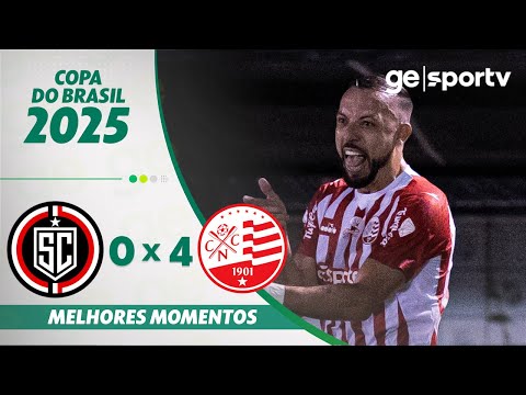 Gols e lances de Santa Cruz de Natal x Náutico