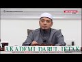 Ustaz Wadi Annuar Kisah Iktibar Ashabul Kahfi