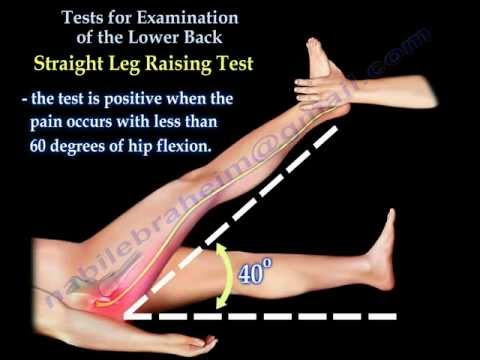 Tests For Examination Of The Lower Back