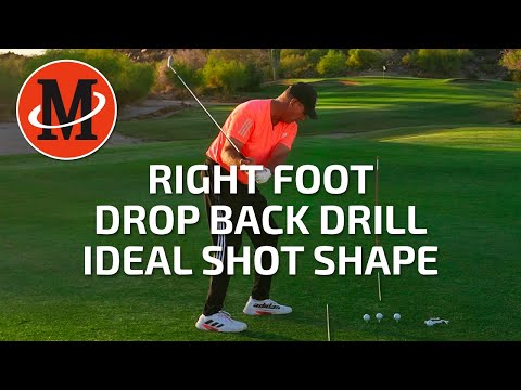 What is the Ideal Shot Shape / Right Foot Back Drill / Ask Mike