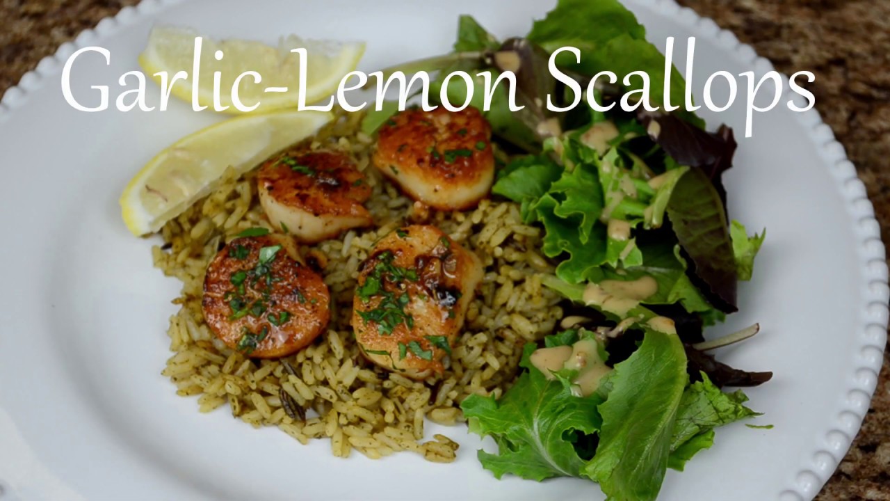 Easy Garlic-Lemon Scallops