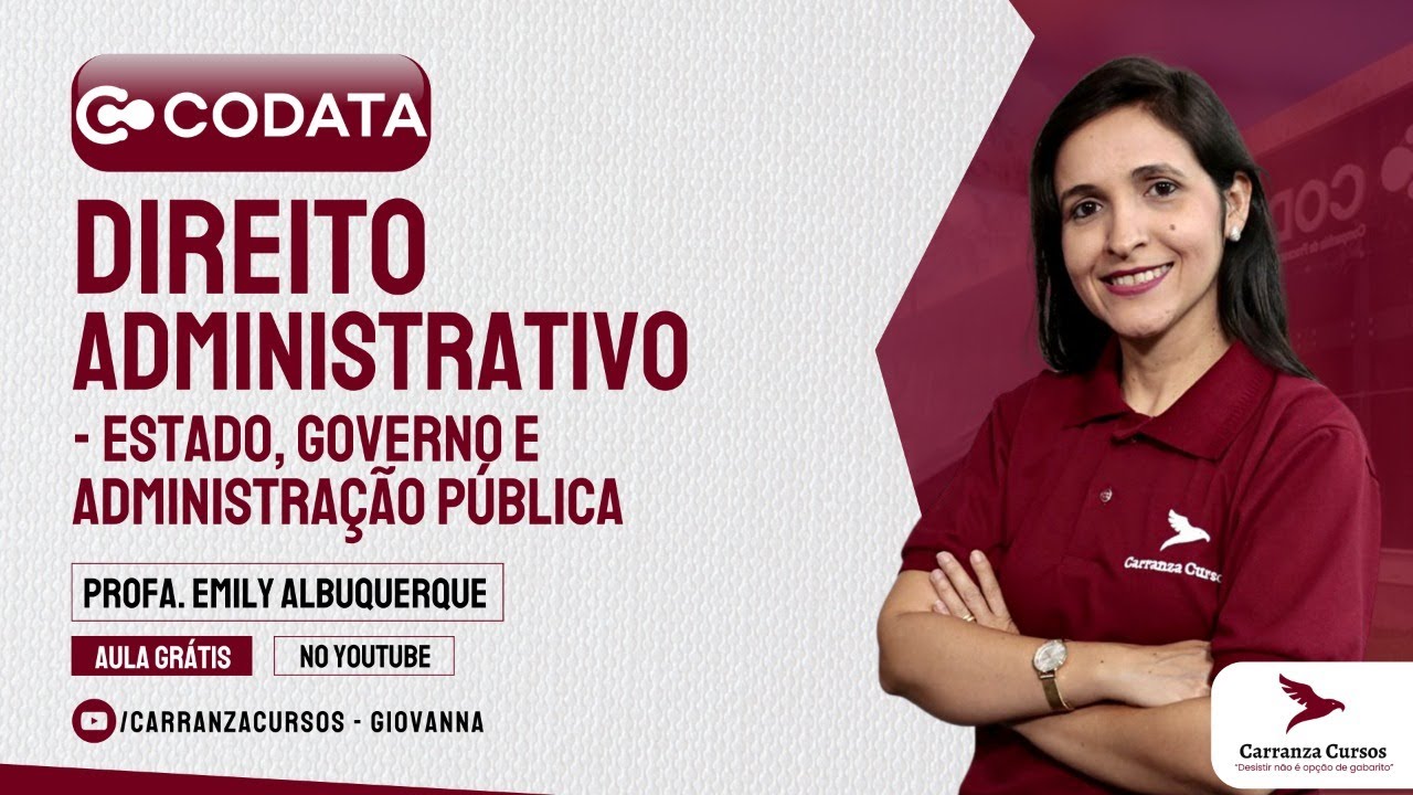 CODATA - Direito Administrativo - Estado, Governo e Administração pública