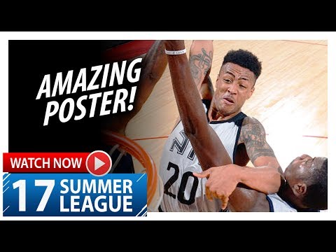 John Collins Full Highlights vs Pelicans (2017.07.12) Summer League - 25 Pts, 9 Reb, POSTER!