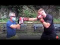 OTTO WALLIN BACK ON THE MITTS AFTER COVID 19 SICKNESS; FIRES OFF QUICK COMBINATIONS IN TRAINING